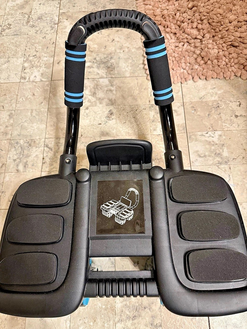 Portable Exercise Equipment Black & Blue